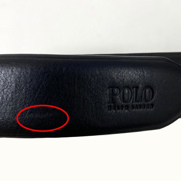 Polo by Ralph Lauren Black Leather Belt